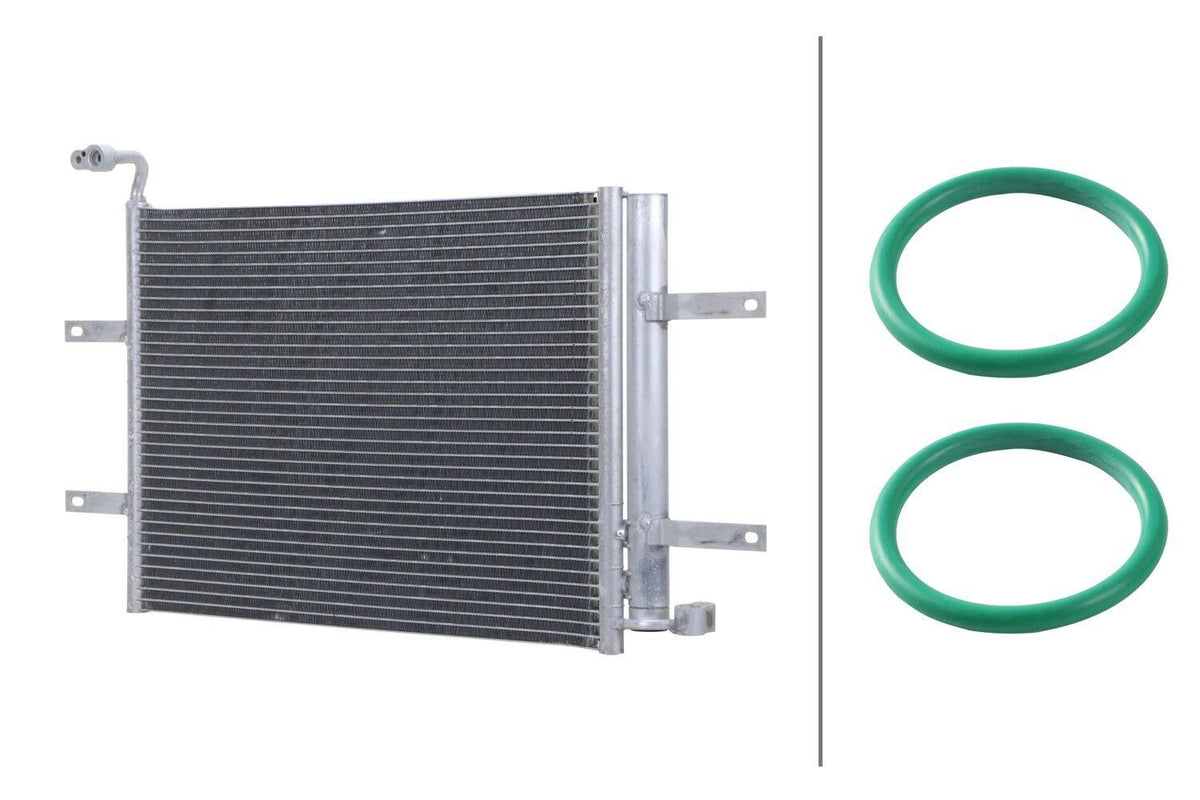 Hella 8FC366220-551 A/C Condenser Polo Cordoba Ibiza II IV Fabia Roomster 1 — Condensers & Evaporators