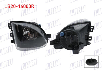 LABO LB20-14003R Fog Lamp Right Ampulsuz BMW 5 Series F10 / F18 2010-2013 — Bulbs & Interior Light