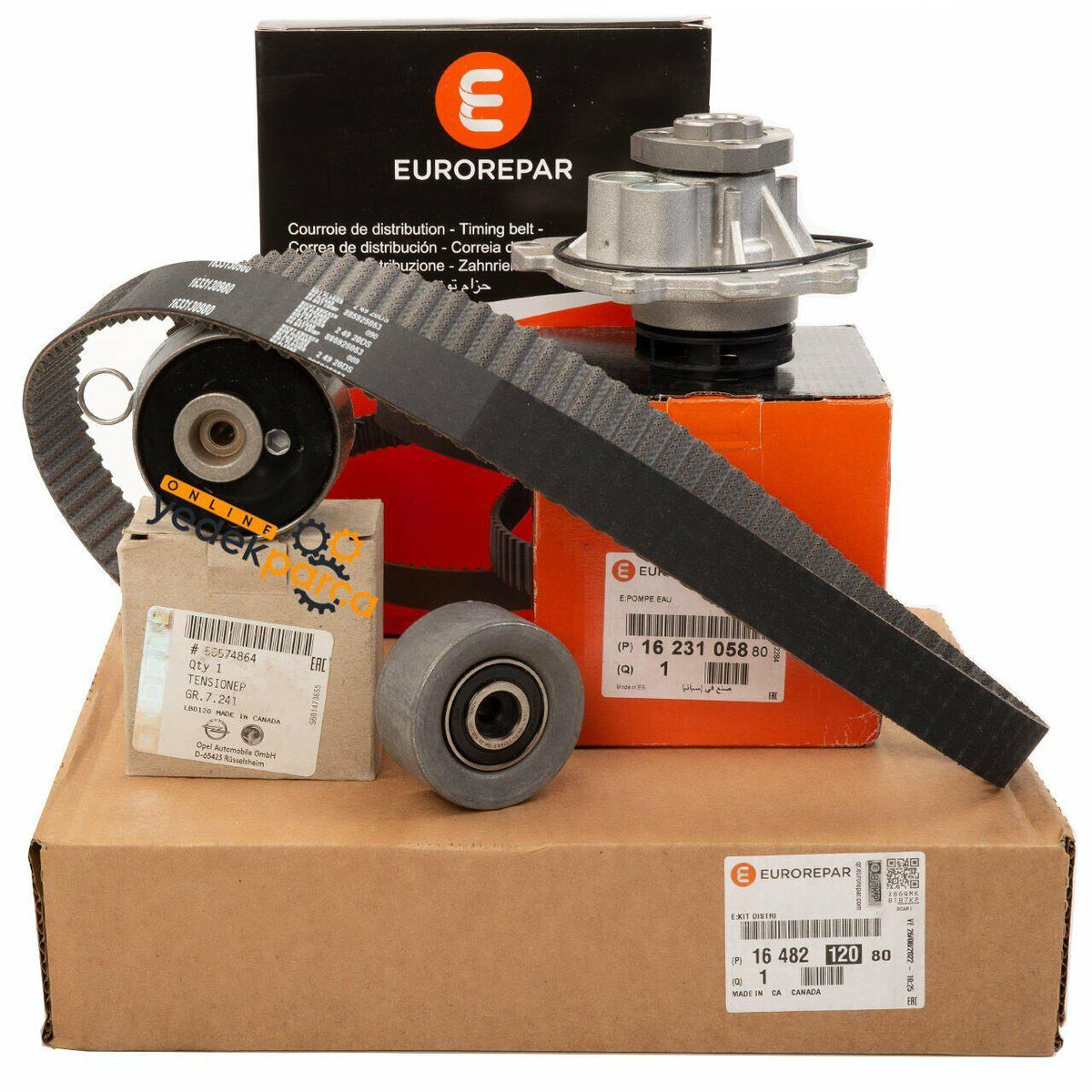 Eurorepar Chevrolet Cruze 1.6 1.8 Timing Set and Water Pump — Water Pump & Thermostat