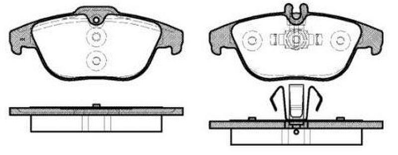 MGA 56316 Brake Pad Rear (Mercedes W204-207) — Brake Pads
