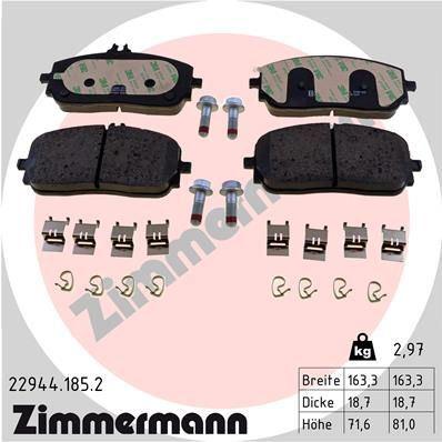Zimmermann 22944.185.2 Brake Pad — Brake Pads