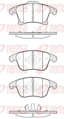 REMSA 1249.20 Brake Pad Ford 13 > Xx — Brake Pads