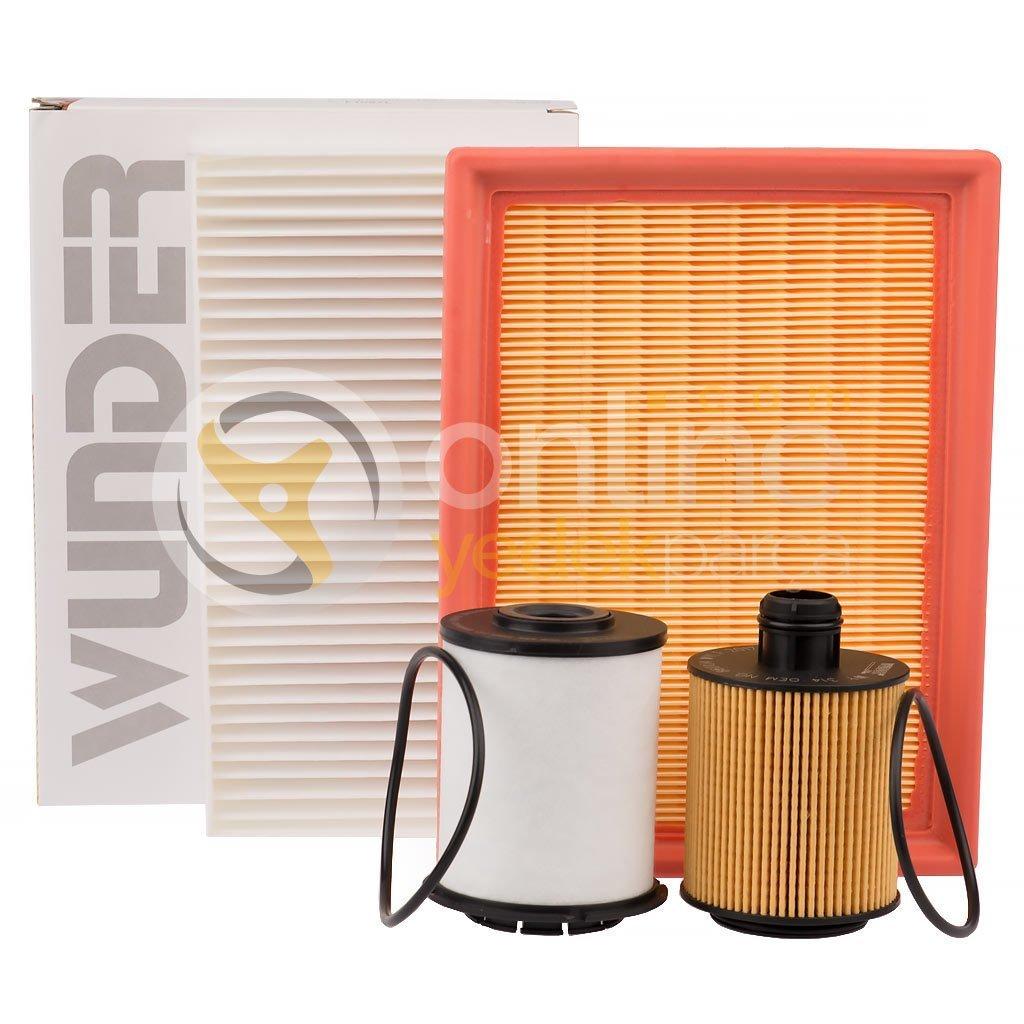 Wunder Chevrolet New Aveo 1.3 Diesel Service Filter Set — Maintenance & Service Kits