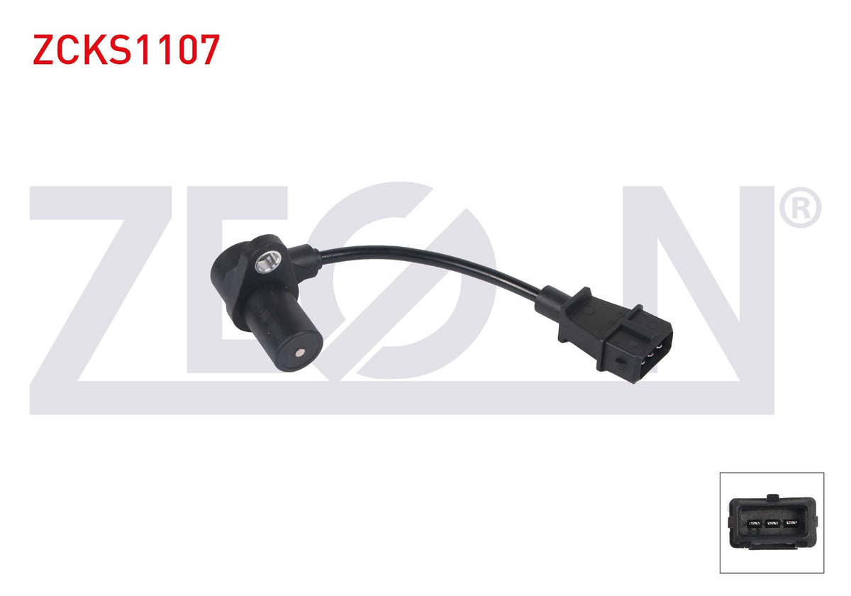 Zegen ZCKS1107 Crankshaft Speed Sensor Kablolu 250mm Mitsubishi Carisma 1.9 TD F8qt 1996-2000 / Renault Thalia I 1.6 K7m 746 1998-/ Clio 1.2-1.4-1.6 1990-2005 / Megane 1.6-1.4 1995-2003 / Laguna