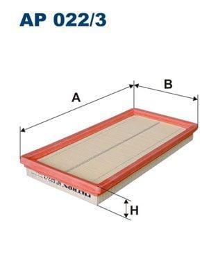FILTRON AP022-3 Air Filter - Precision Fit for 2007 Fiat Panda 1.4 — Air & Cabin Filters