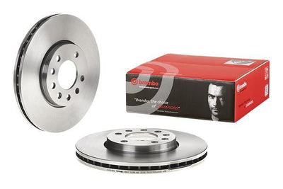 Brembo 09.9165.10 Brake Disc Front with Ventilation Vectra C 5 Lug Set of 2 — Brake Rotors & Drums