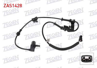 Zegen ZAS1428 ABS Sensor Front Right Hyundai Accent 10-17 /Kia Rio 10-17 — Brake Sensors & ABS