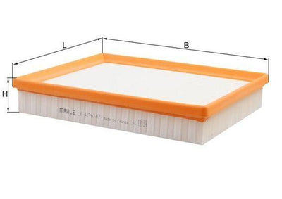 Mahle LX4296-7 Air Filter Opel Astra K B16 1 2 Tutro 68 81 KW 110 Ps 08 2019 — Air & Cabin Filters