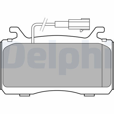 Delphi LP3310 Brake Pad Front Alfa Romeo Giulia/Stelvio 2.0/2.2 — Brake Pads
