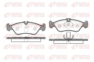 REMSA 0580.00 Brake Pad G Class W460 03 79-07 93 — Brake Pads