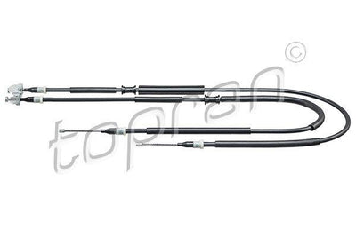 Topran 205507 El Brake Cable Rear (with Brake Drum Frenler for) Opel Astra G 00-07 — Brake Cables & Hardware