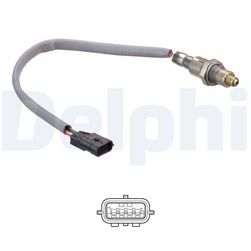 Delphi ES21169-12B1 Oxygen Sensor Rear Duster II Lodgy Megane IV 1.6 16V H4m — Oxygen & Air-Fuel