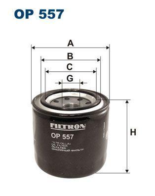 FILTRON OP557 Oil Filter - Compatible with Accord, Civic and 2 more models — Oil Filters