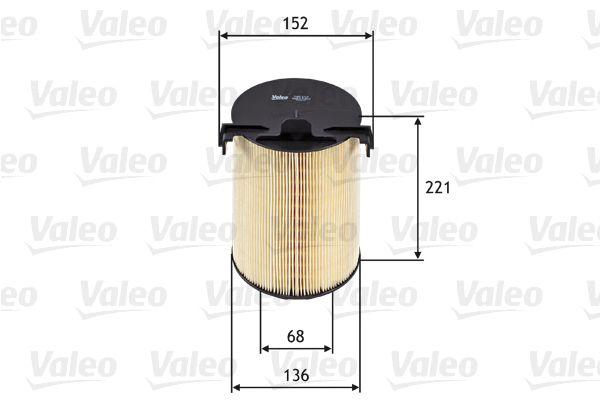 Valeo 585652 Air Filter Caddy III Passat Golf V Jetta III Touran Tiguan Leon Octavia Altea 1.4Tsi 1.6 2 — Air & Cabin Filters