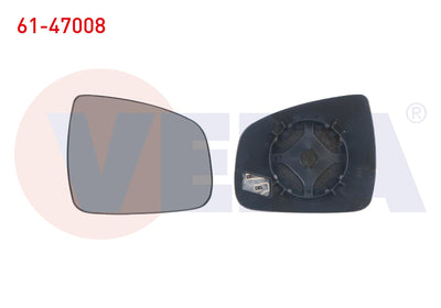 Veka 61-47008 Mirror Glass Right Heated Dacia Logan Mcv 2007-2013 — Mirrors