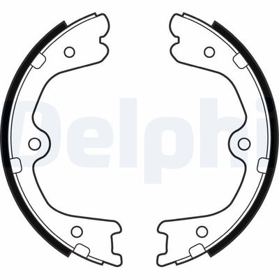 Delphi LS2032 Brake Pad Elfren Brake Shoe (Infiniti:Fx35 03-08 / Fx37 / Fx45 / Fx50) — Brake Cables & Hardware
