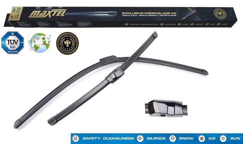 Maxtel 12109402 Wiper Front Set. (650mm-450mm) Muz Tip F10 F11 10-F04 08 — Wipers