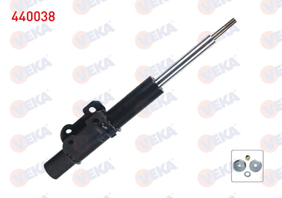 Veka 440038 Shock Absorber Front Left-Right Gas Charged Volkswagen Crafter 30-35 (2E) 2.5 TDI 5 Ton 2006-20 — Shocks & Struts