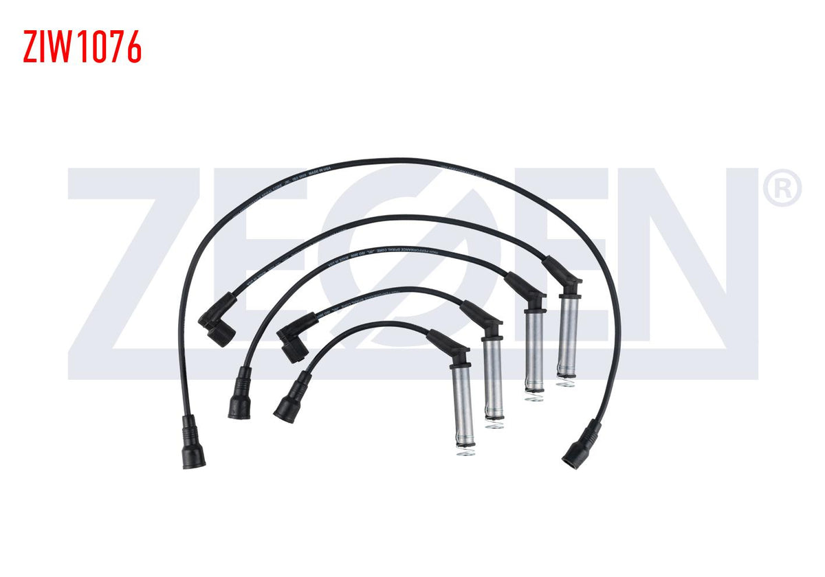 Zegen ZIW1076 Spark Plug Wire Set Ignition Coil Kablolu Opel Vectra A — Coils & Plugs