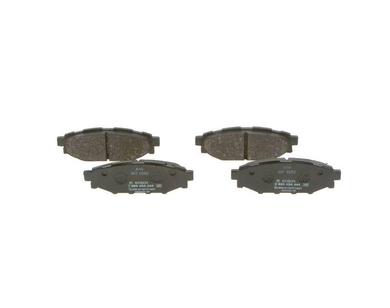 Bosch 0986494444 Brake Pad Rear Impreza Legacy Forester Outback XV BRZ