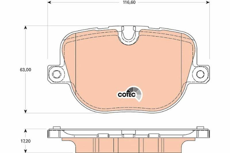 TRW Brake Pads - Rear for Range Rover III & Sport 5.0 V8