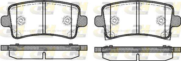 ROADHOUSE 21388.04 Brake Pad Malibu V300 01 12-Xx — Brake Pads