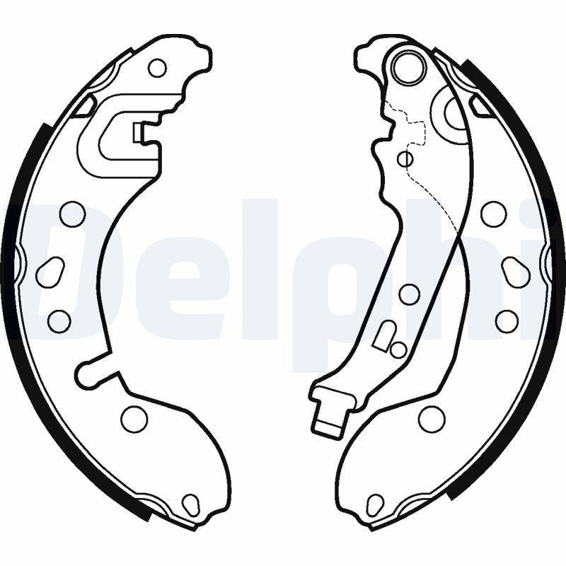 Delphi LS2124 Brake Pabucu