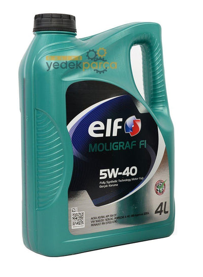 Total 221282 Elf 5W40 Moligraf 4 Litre Motor Oil — Fluids & Chemicals