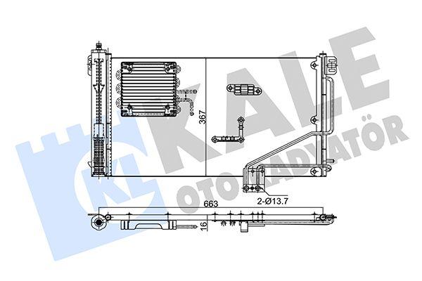 Kale 353175 A/C Condenser Mercedes W203/S203/CL203/C209/R230 2000-2012 — Condensers & Evaporators
