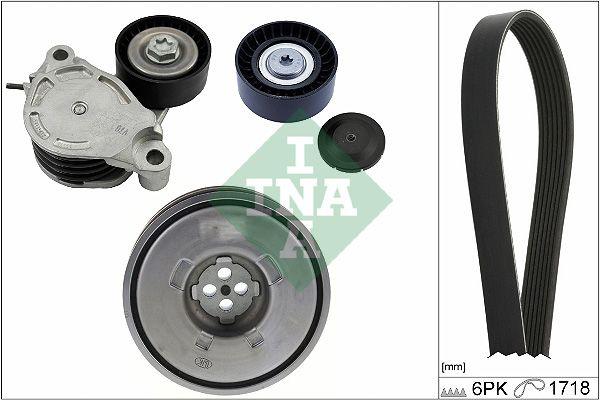 INA 529051620 V-Ribbed Belt Set BMW F45 F46 F48 Mini F55 F56 F60 B38