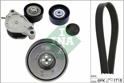 INA 529051620 V-Ribbed Belt Set BMW F45 F46 F48 Mini F55 F56 F60 B38