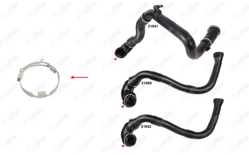 NIFEA 98145 Turbo Pipe Clamp Opel Insignia A-B 1.6 2.0 CDTi 08 > 17 Saab 9-5 2.0 Ttıd 10 > 12 A20dtr B20dth