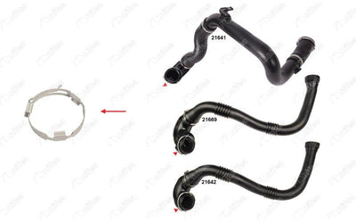 NIFEA 98145 Turbo Pipe Clamp Opel Insignia A-B 1.6 2.0 CDTi 08 > 17 Saab 9-5 2.0 Ttıd 10 > 12 A20dtr B20dth