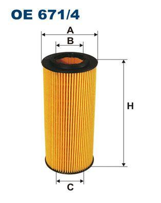 Filtron OE671-4 Oil Filter Audi A4-A5-A6-A7-A8 Q5 Q7 Touareg Cayenne Panamera 3.0-3.2 FSI — Oil Filters