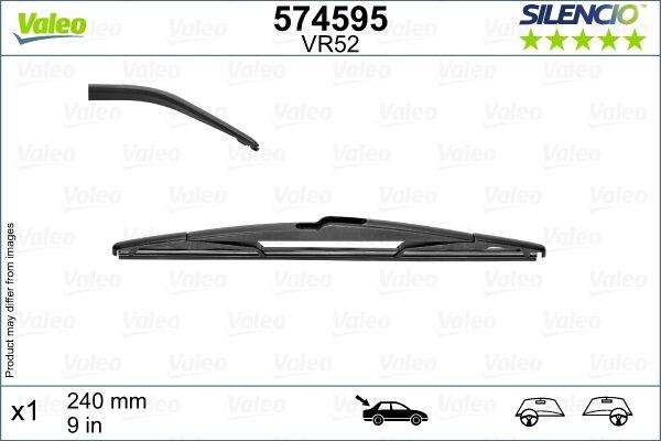 Valeo 574595 Rear Wiper 240 mm Peugeot 5008/Renault Megane IV/Kadjar — Wipers