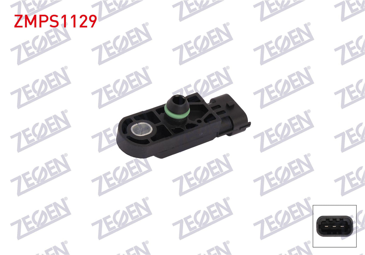Zegen ZMPS1129 Map Sensor Nissan Navara / X-Trail / Qashqai / Renault Traffic / Master / Megane I — Engine Management Sensors