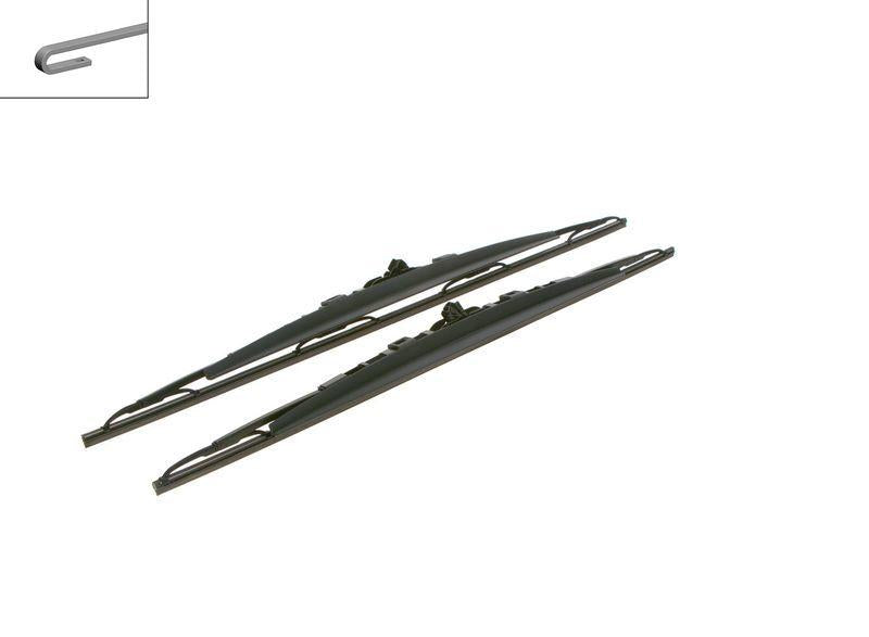 BOSCH Windshield Wiper Set Twin 700-650 for Peugeot 307 2000-2007 — Wipers