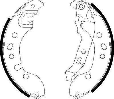 Hella Pagid 8DB355022-181 Rear Brake Pad Fortwo — Brake Pads