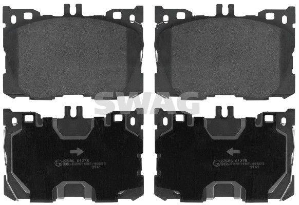 SWAG 33107633 Brake Pad Front 4-Matic W205 18 > C257 18 > W213 18 > C238 18 > C253 19 > Eqc N293 19 > — Brake Pads