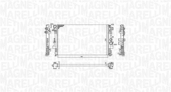 Magneti Marelli 350213955000 Su Radiator W639 Vito M646 03-12 — Radiators & Fans