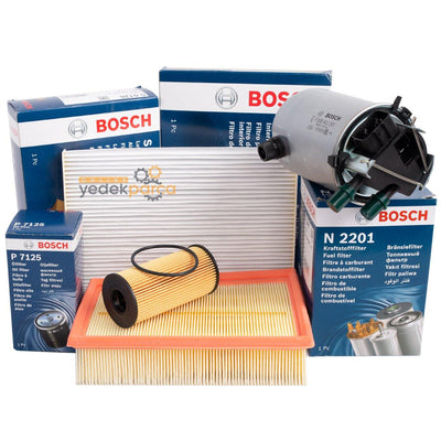Bosch Nissan Qashqai 1.6 dCi Scheduled Service Filter Set (Diesel with Filter) — Maintenance & Service Kits