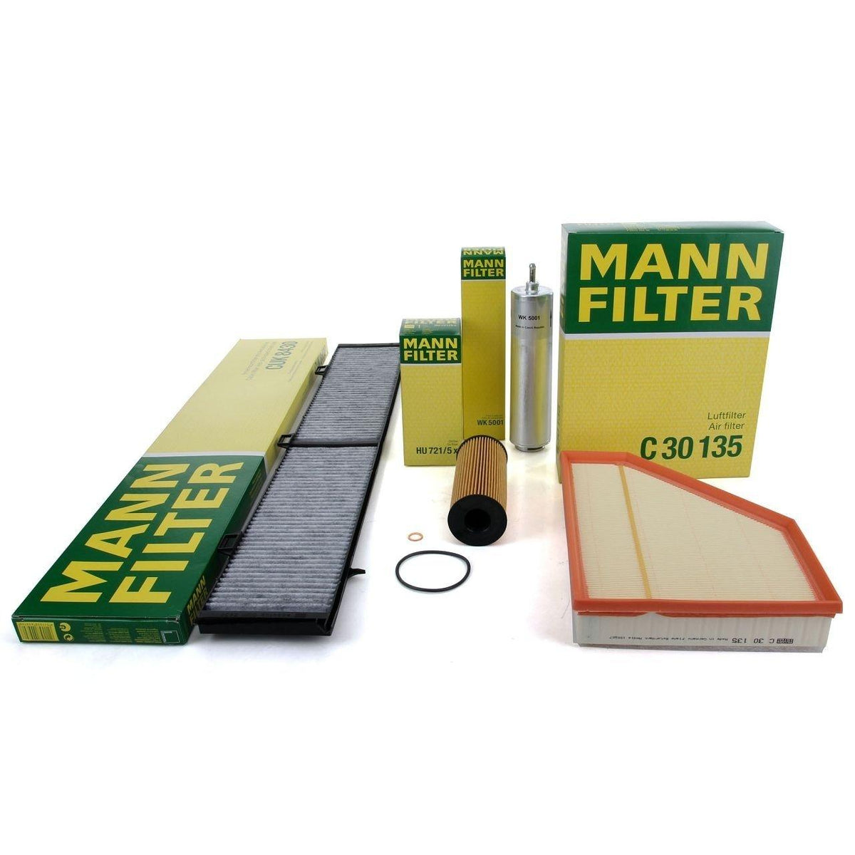 Mann Bmw E90 Body 320d 2006-2009 Scheduled Service Filter Set — Maintenance & Service Kits