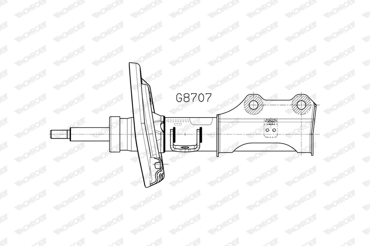 Monroe G8707 Opel Insignia B Front Shock Absorber Right 84155686 — Shocks & Struts
