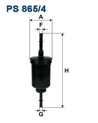 Filtron PS865-4 Fuel Filter Ford Fiesta V Fusion Mazda 2 1.25 1.4 1.6 — Fuel Delivery
