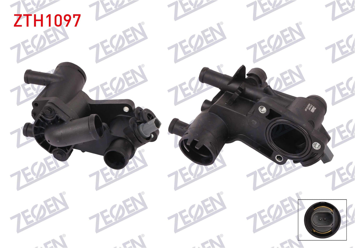 Zegen ZTH1097 Thermostat Complete with Switch 87 C VW Polo 1.4i 16V 2001-2012 / Seat Cordoba 1.4 16 — Water Pump & Thermostat