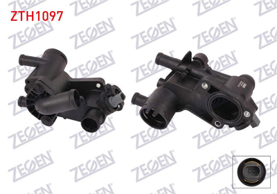 Zegen ZTH1097 Thermostat Complete with Switch 87 C VW Polo 1.4i 16V 2001-2012 / Seat Cordoba 1.4 16 — Water Pump & Thermostat