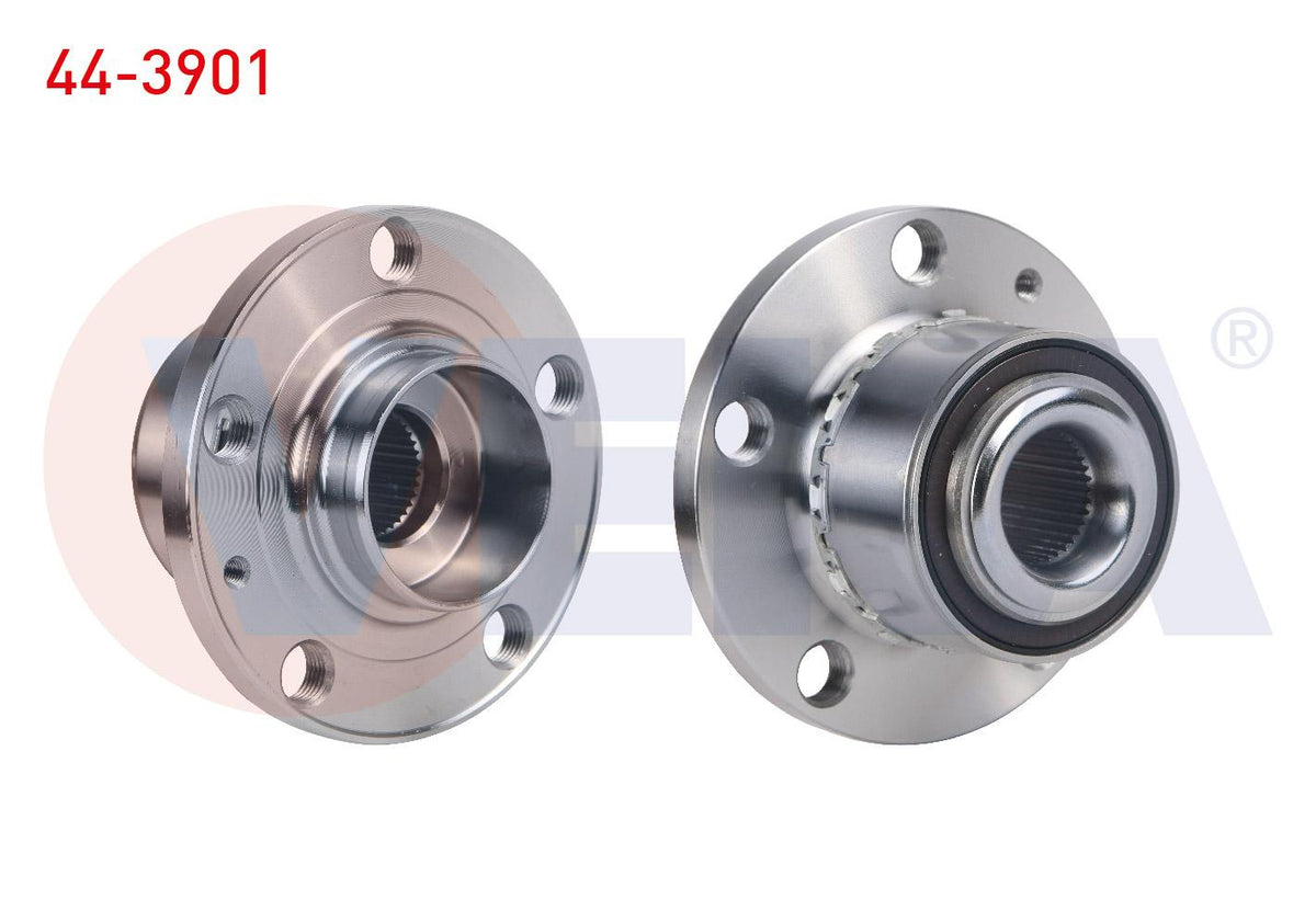 Veka 44-3901 Wheel Hub Left-Right with Bearing Front ABS li 5 Bjn Skoda Fabia (6Y2) 1.4-1.4 TDI 1999-2007 — Hub Assemblies