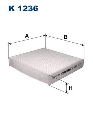 Filtron K1236 Cabin Air Filter Swift 05-11 Sx4 Jazz 02 Sedici 06- — Air & Cabin Filters