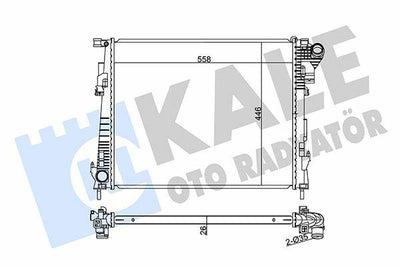 KALE Radiator for 2007 Traffic Vivaro 2.0 dCi - Reliable Cooling — Radiators & Fans
