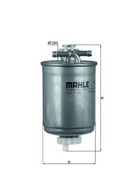 Mahle KL103 Fuel Filter Diesel Caddy II Polo Classic Cordoba Ibiza III Inca 1.9 TDI SDI 95-04 — Fuel Delivery